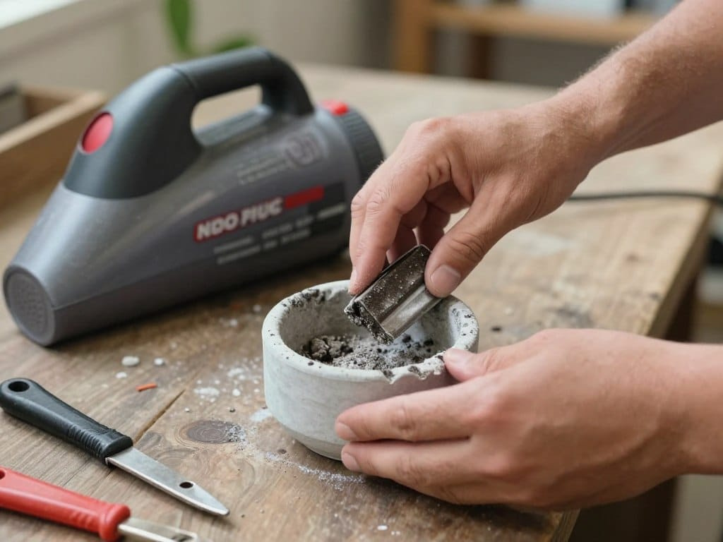 Cleaning pellet grill ash and grease collection system Cleaning pellet grill ash and grease collection system