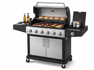 6 Burner Propane Gas Grill Review: 65,800 BTUs & Side Burner