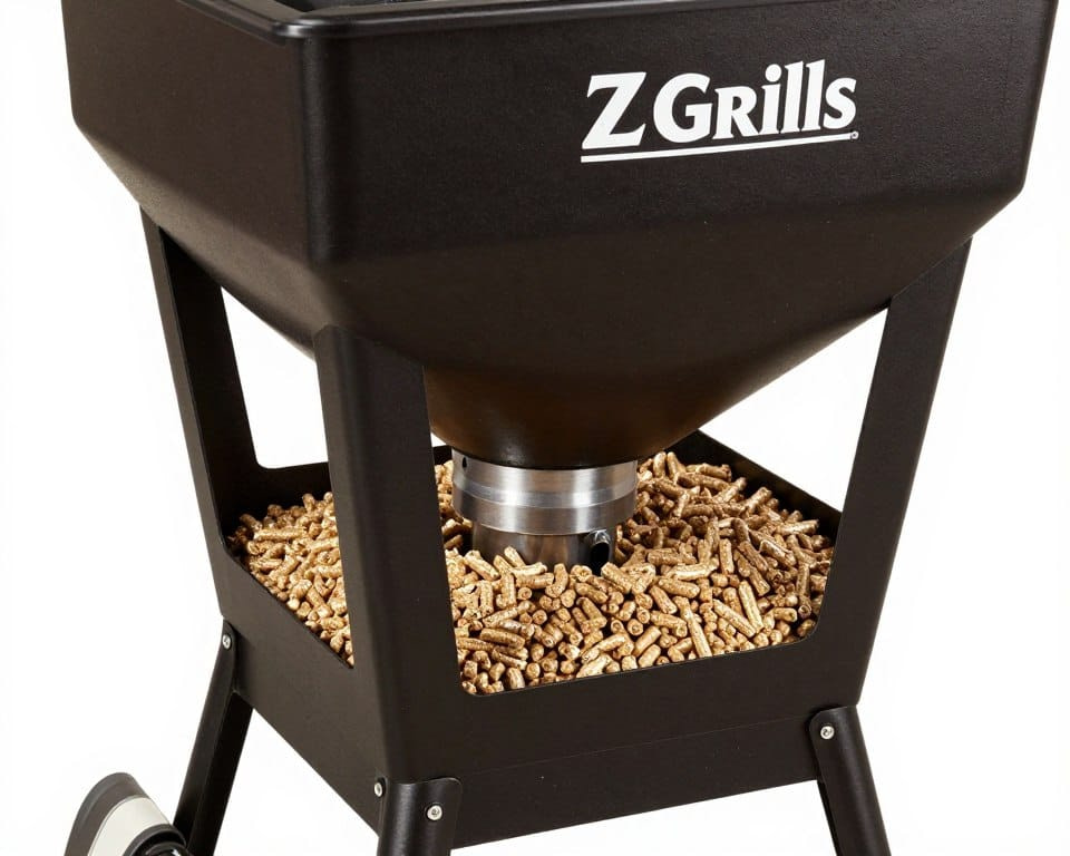 Z Grills 7002E pellet hopper and basic auger feed system Z Grills 7002E pellet hopper and basic auger feed system